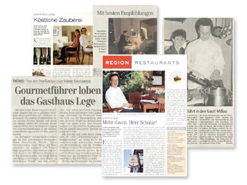 Gasthaus Lege in der Presse